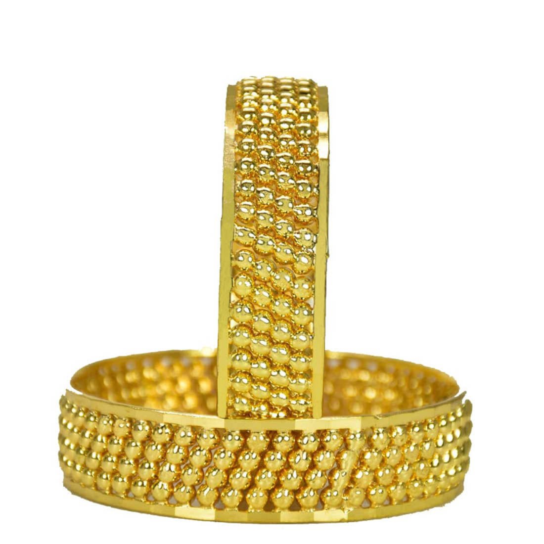 Kollam Supreme Gold Plated Beaded Bangle - K Supreme