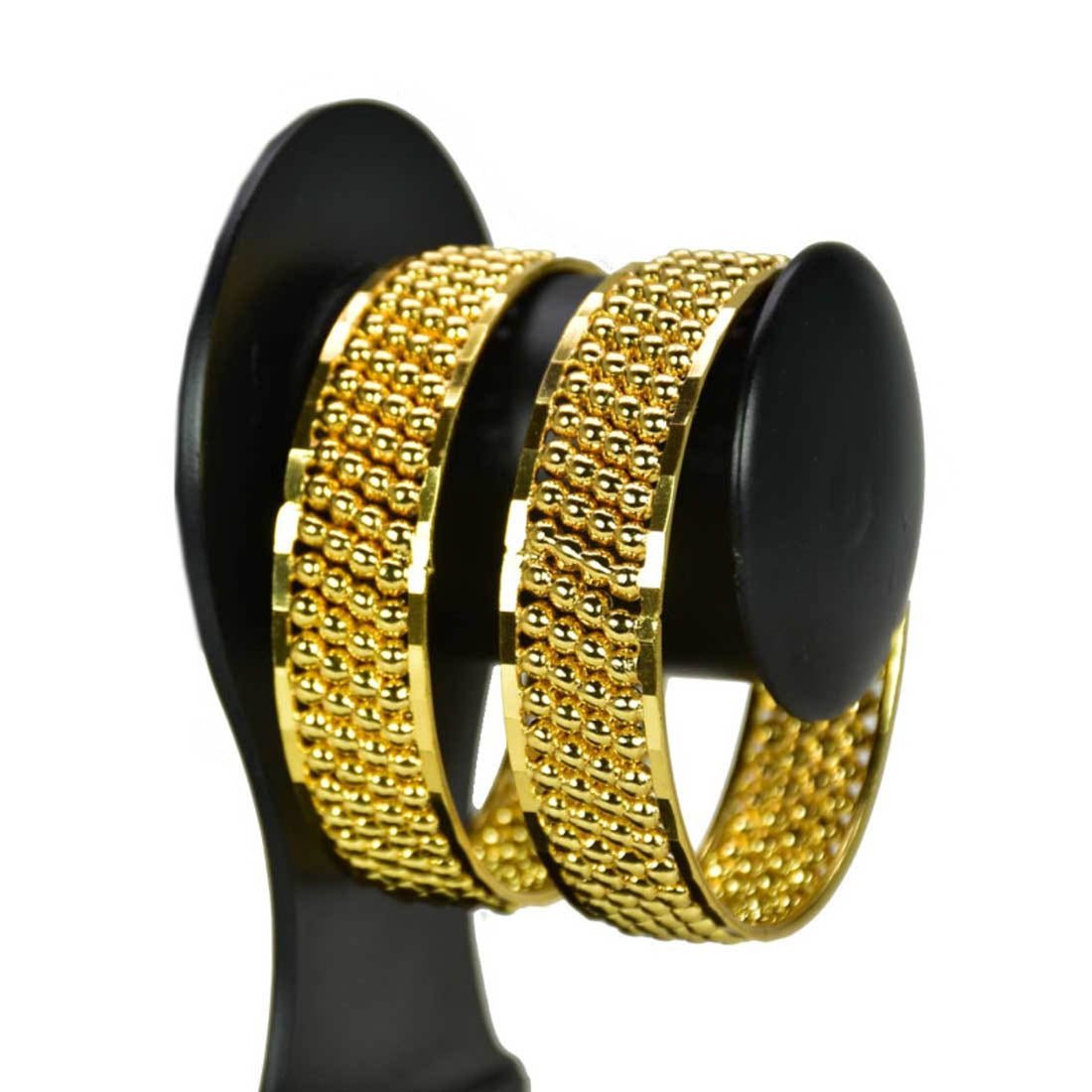 Kollam Supreme Gold Plated Beaded Bangle - K Supreme