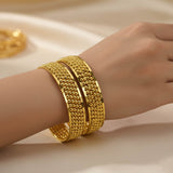 Kollam Supreme Gold Plated Beaded Bangle - K Supreme