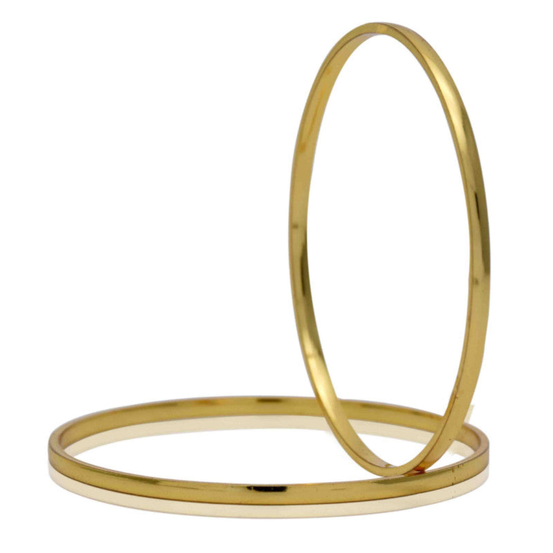 Kollam Supreme Gold Plated Plain Bangles