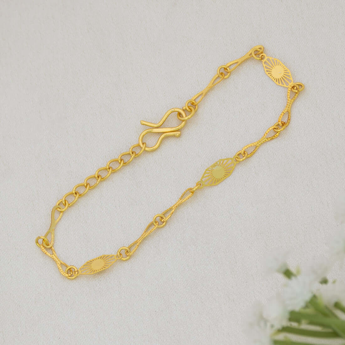 Gold-Plated Sunburst Bracelet
