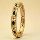 South Indian Gold Plated Thin Nagapadam Bangle