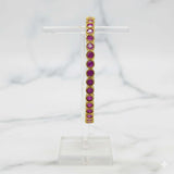 Party Wear Premium Fashion Round Ruby Bangle - K Supreme