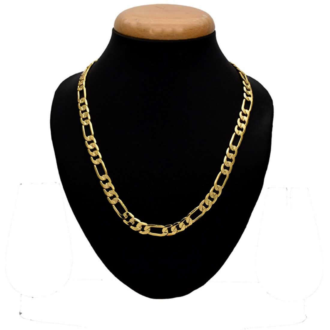 Popular Premium Gold Plated Thick Sachin Chain 18" For Men - K Supreme