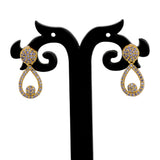 Premium Fashion Tear Drop Design Stone Earrings - K Supreme