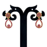 Premium Fashion Tear Drop Design Stone Earrings - K Supreme