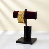 Premium Gold Plated Bridal Ruby Bangles Set - K Supreme