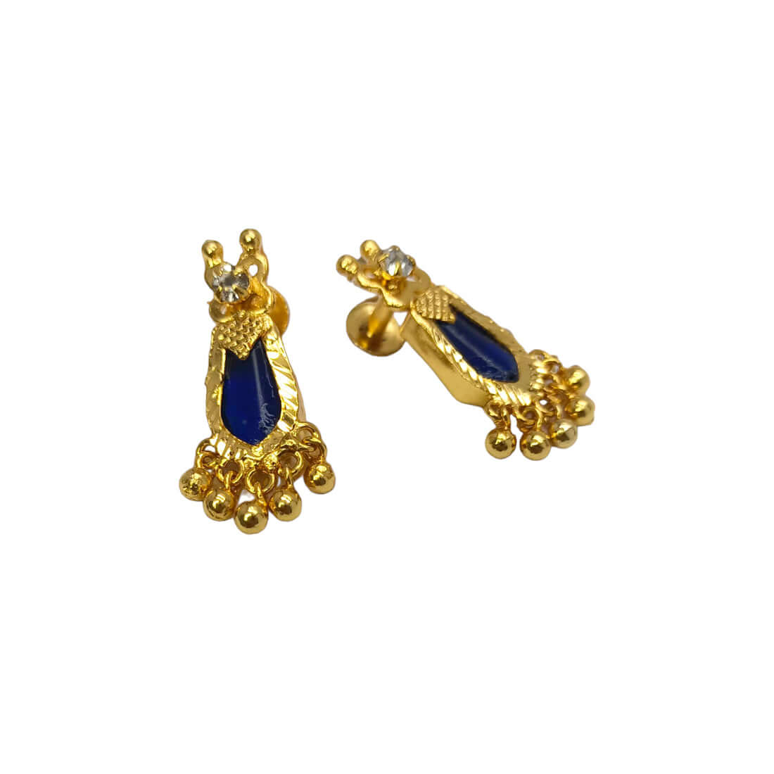 Premium Gold Plated Nagapadam Designer Ear Studs - K Supreme