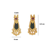 Premium Gold Plated Nagapadam Designer Ear Studs - K Supreme