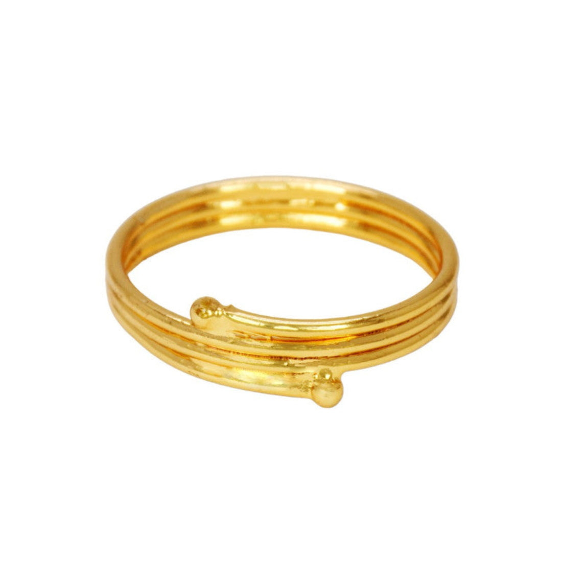 Triple-Band-Gold-Plated-Finger-Ring