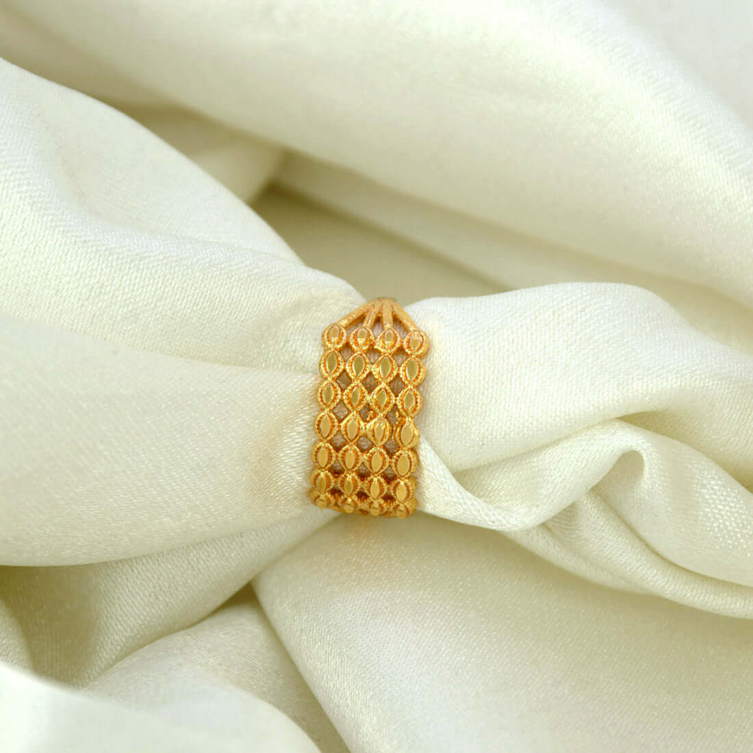 Simple Four Strand Gold Plated Finger Ring - K Supreme