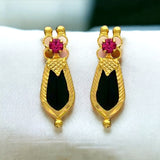 Single Gold Plated Nagapadam Ear Studs