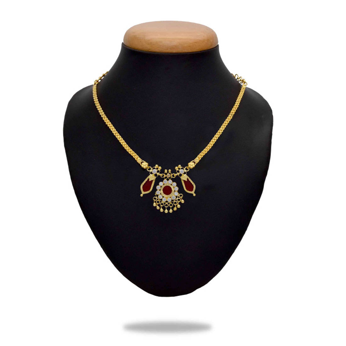 single-red-nagapadam-necklace