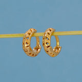 Small Gold Plated Mini Hoop Earrings For Kids - K Supreme