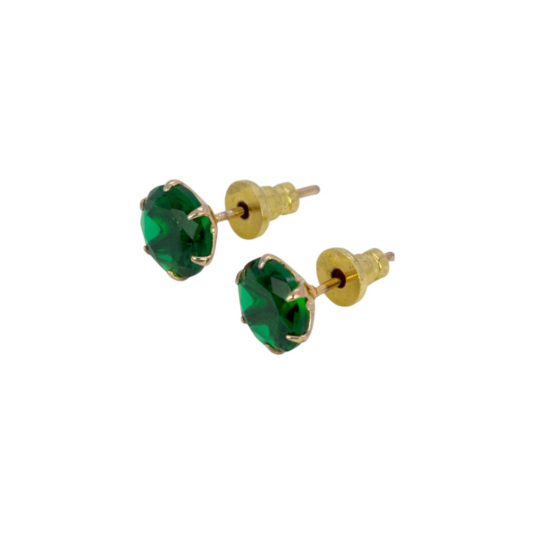 Small Round Stones Fashion Ear Studs - K Supreme