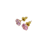 Small Round Stones Fashion Ear Studs - K Supreme