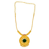 South Indian Traditional Gold - Plated Pendant Necklace - K Supreme