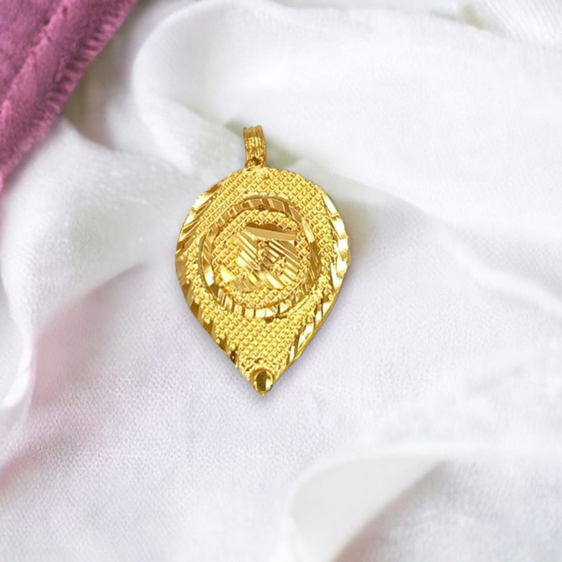Stunning Gold Plated Om Thali Pendant - K Supreme