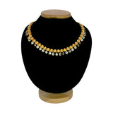 Stylish Gold Plated Crystal Hanging Ball Chain Necklace - K Supreme