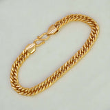 Stylish Gold Plated Curb Link Bracelet - K Supreme
