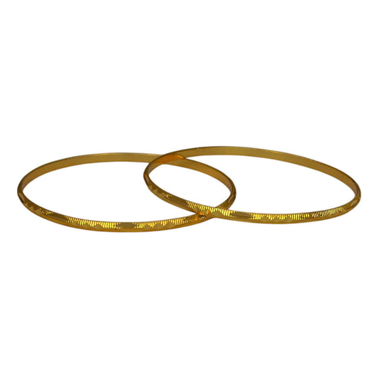 Stylish Gold Plated Designer Daily Wear Bangles for Women - K Supreme