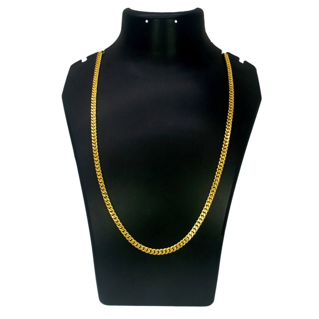 Stylish Gold Plated Men's Cuban Curb Link Chain - K Supreme
