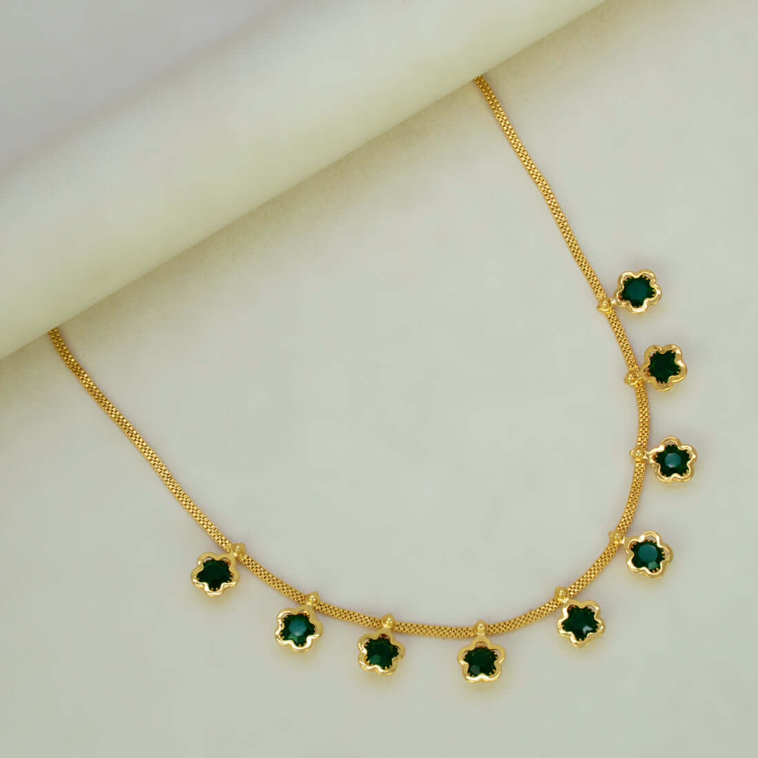 Stylish Gold Plated Star Stone Charms Choker - K Supreme