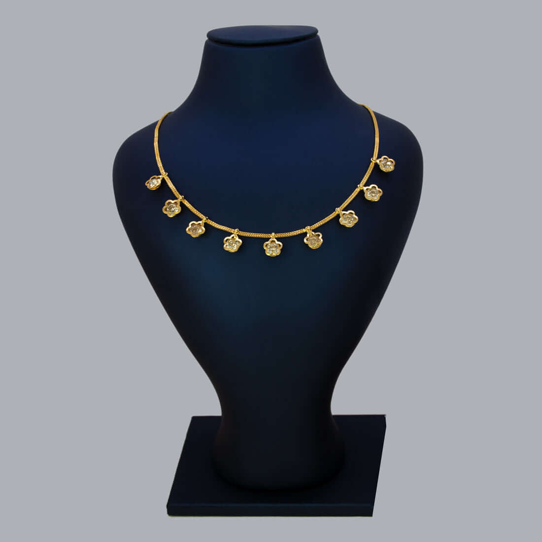 Stylish Gold Plated Star Stone Charms Choker - K Supreme
