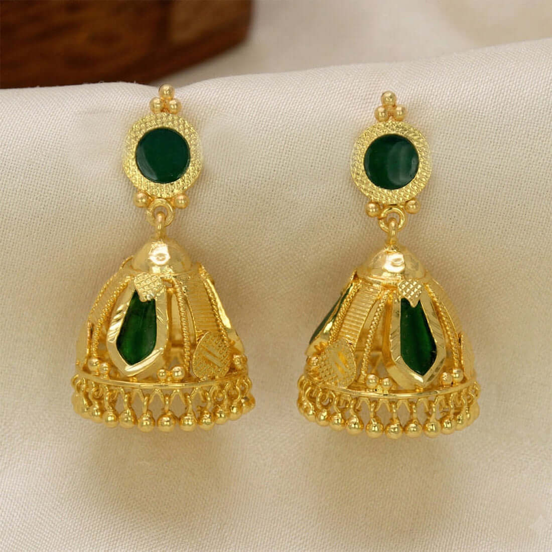 Stylish South Indian Traditional Nagapadam Jhumka - K Supreme