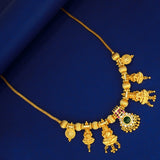 Traditional Gold Plated Lakshmi Pendants Necklace - K Supreme