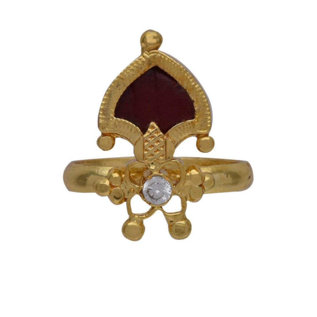 Traditional Palakka Finger Ring - K Supreme