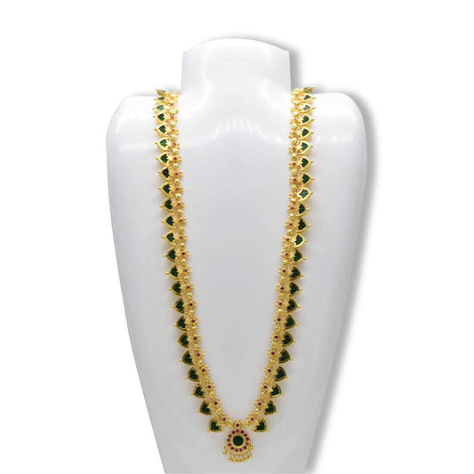 traditional-palakka-long-bridal-haram-green-dmo