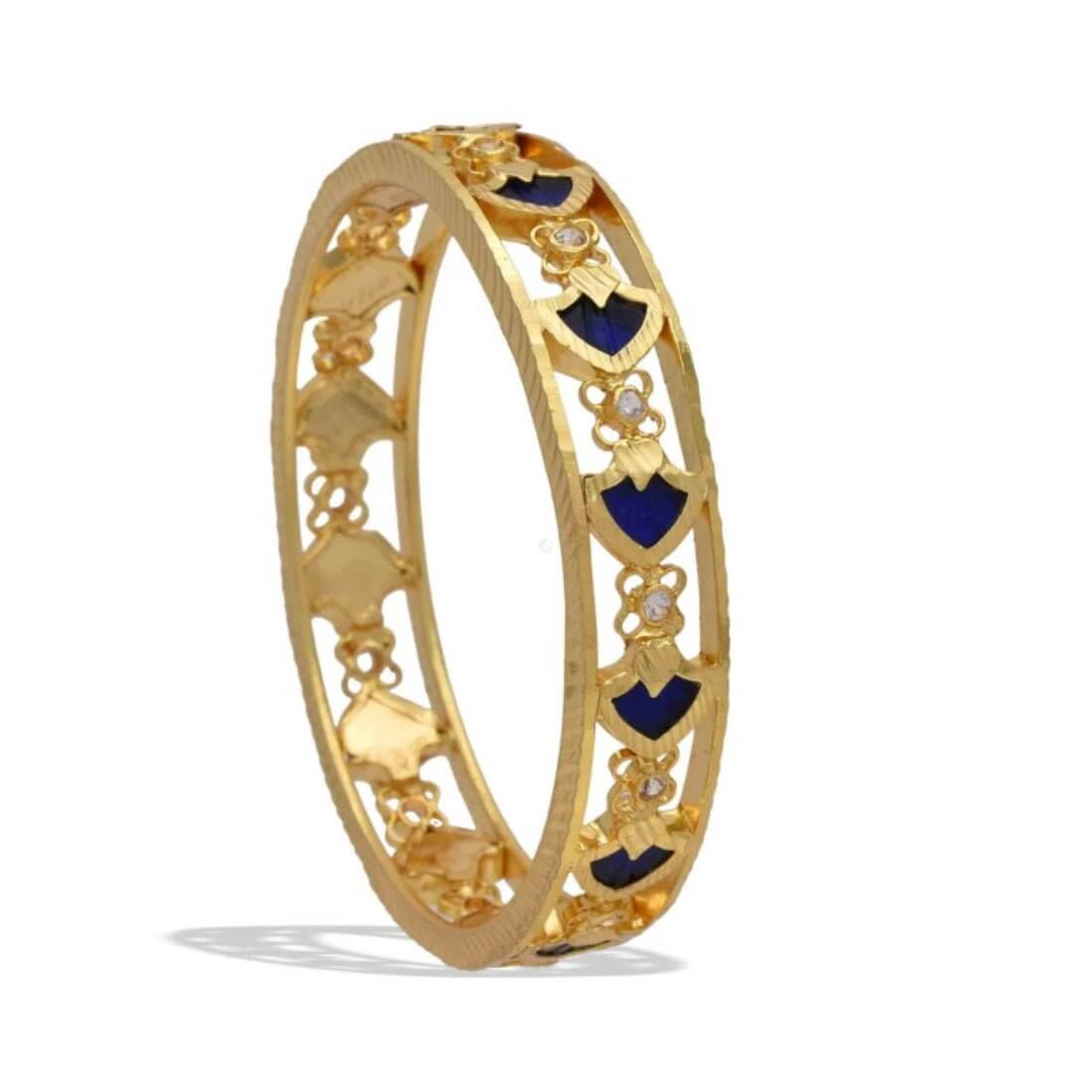 Traditional Palakka Stone Bangle - K Supreme