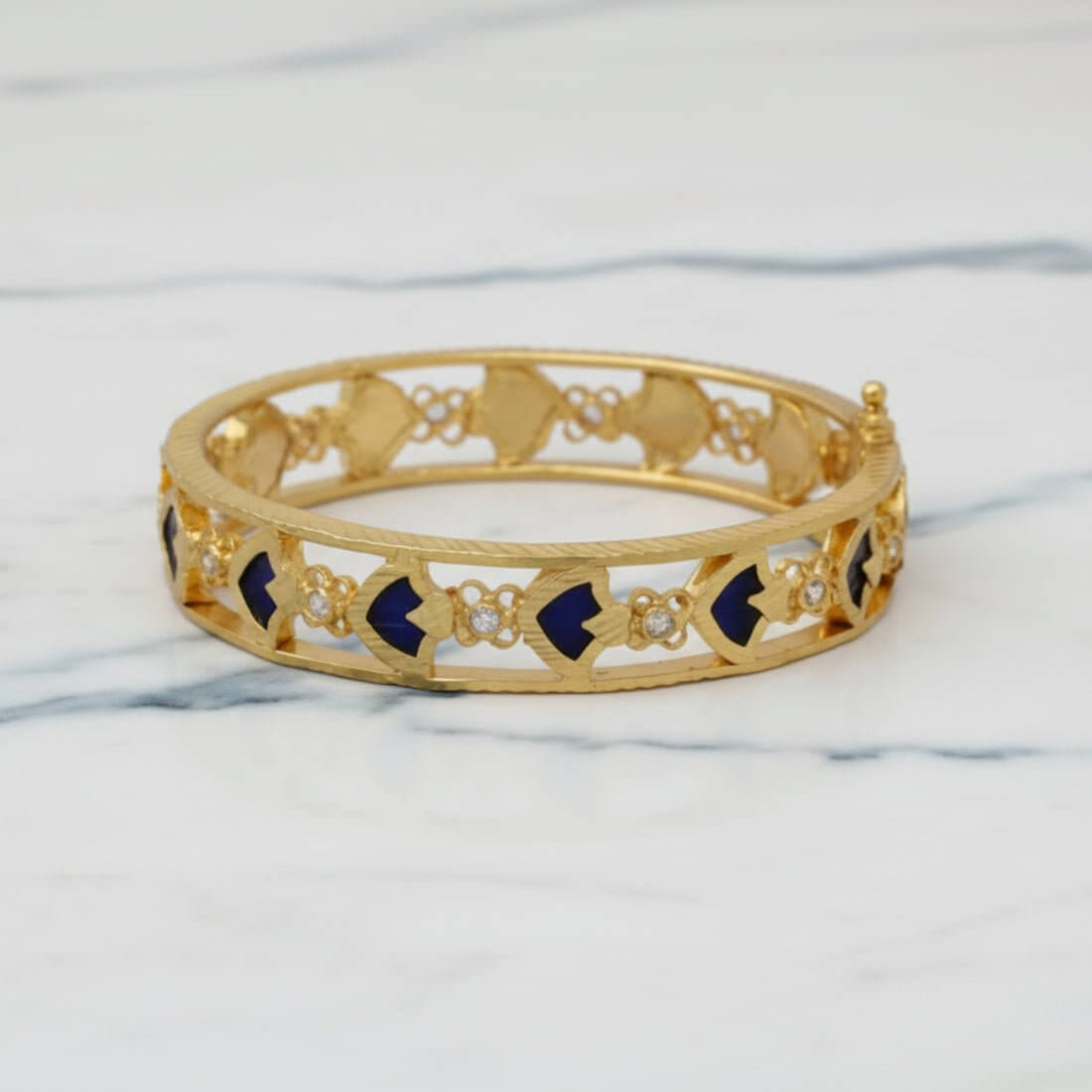 Traditional Palakka Stone Bangle - K Supreme