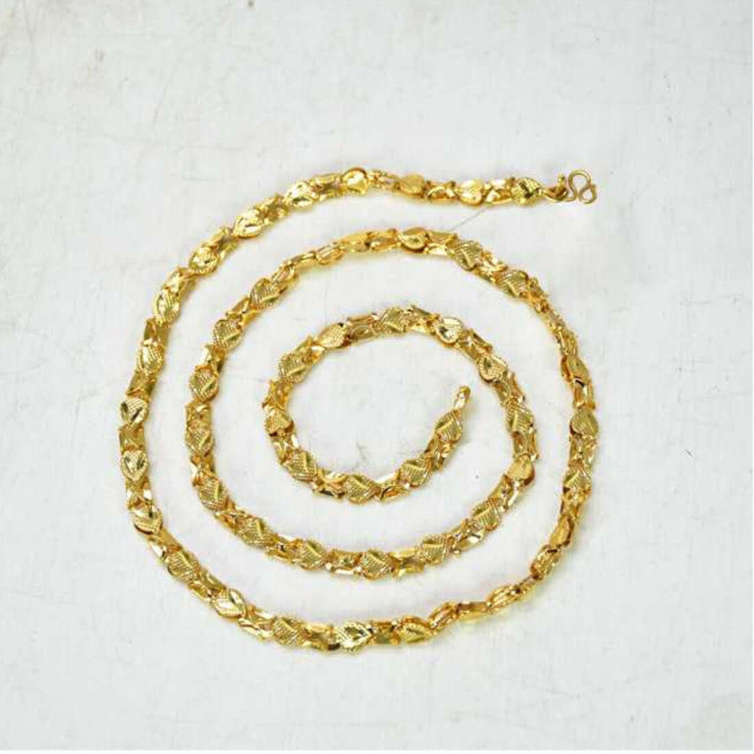 Trendy Daily Wear Gold Plated Designer Hearts Chain