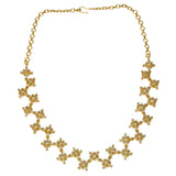 Trendy Gold Plated CZ Stone Necklace-2