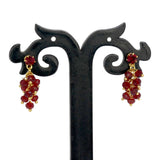 Trendy Gold Plated Crystal Drop Earrings - K Supreme