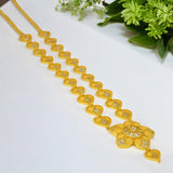 Trendy Gold Plated Designer CZ Hearts Long Chain - KSupreme