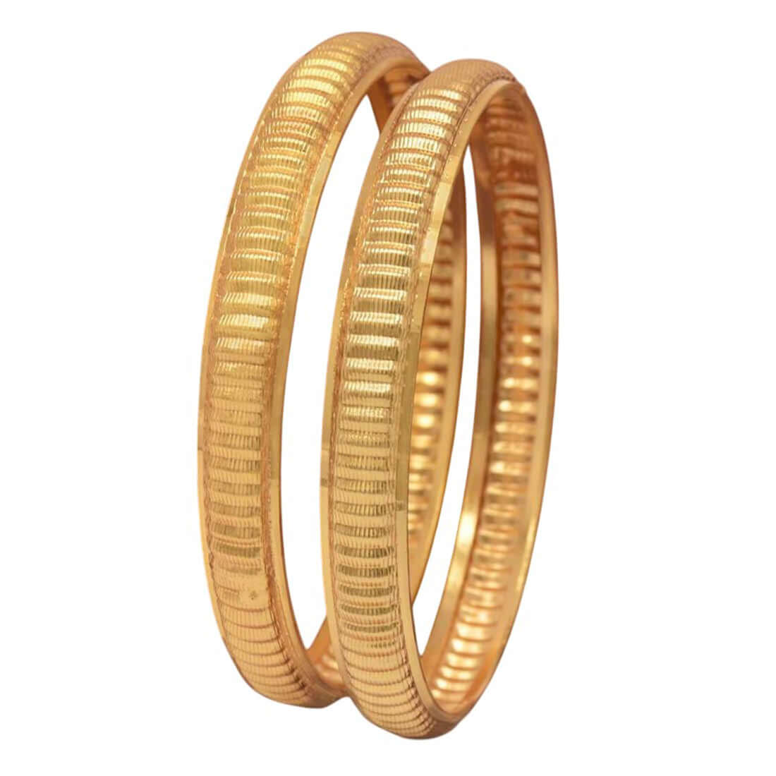 Trendy Gold Plated Medium Designer Dailywear Bangles - K Supreme