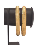 Trendy Gold Plated Medium Designer Dailywear Bangles - K Supreme