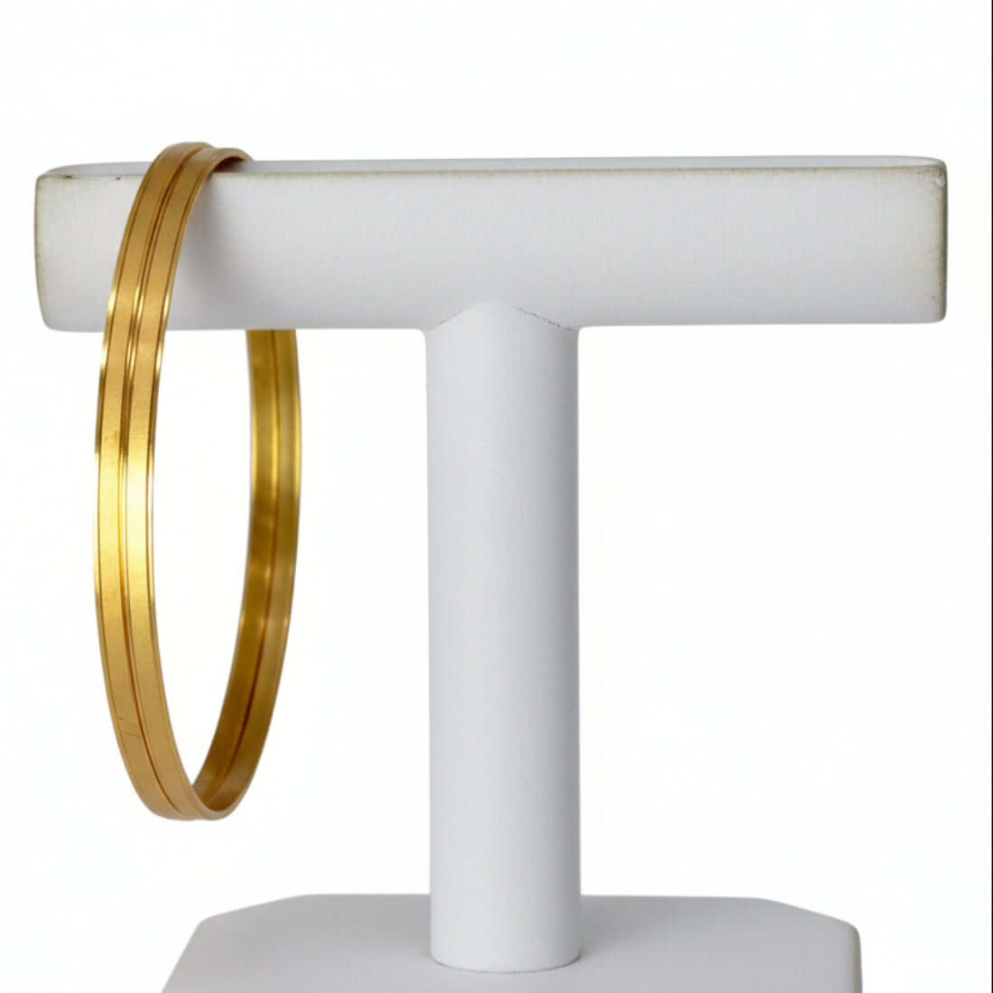 Trendy Gold Plated Plain Medium Bangles - K Supreme