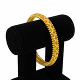 Trendy Gold Plated Spring Design Bangle - K Supreme