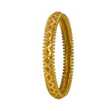 Trendy Gold Plated Spring Design Bangle - K Supreme