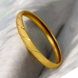 Trendy Medium Designer Gold Plated Bangle For Girls - K Supreme