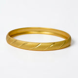Trendy Medium Designer Gold Plated Bangle For Girls - K Supreme