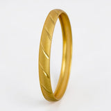 Trendy Medium Designer Gold Plated Bangle For Girls - K Supreme