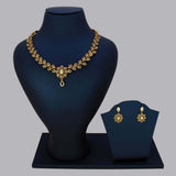 Victorian Antique Gold Leaf Stone Necklace Set - K Supreme