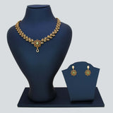 Victorian Antique Gold Leaf Stone Necklace Set - K Supreme